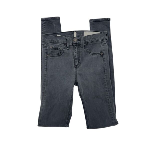 Rag & Bone High Rise Leggings Black Women's Size 25 Stretchy 30" Inseam - Picture 1 of 11